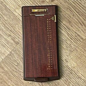 The Bates List Finder Metal Case Spring Open Address Phone Password Keeper